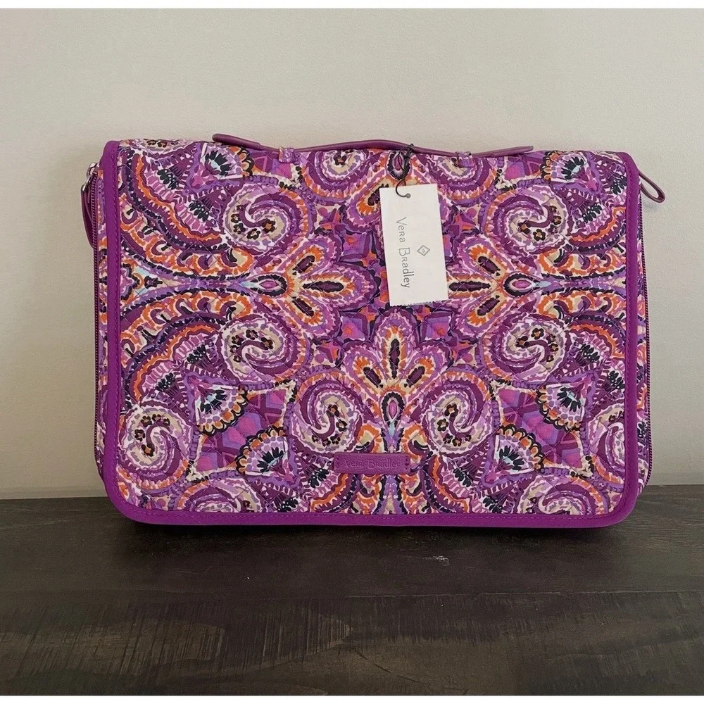 Vera Bradley Dream Tapestry Iconic Ultimate Jewelry Organizer Case Hanging NWT